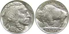 1935 Indian Head nickel