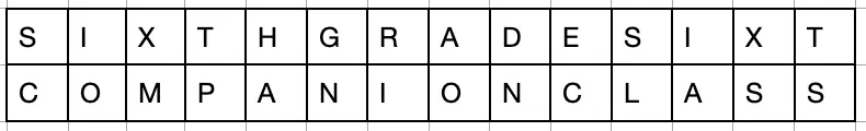 A code phrase 