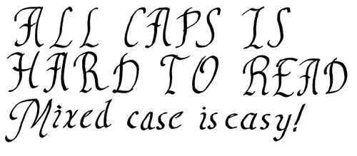 All Caps