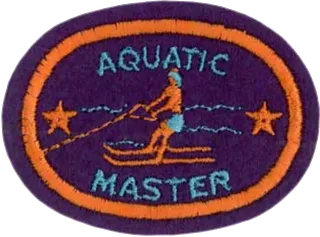 Aquatic Master Award patch