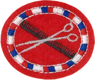 Barbering and Hairstyling patch