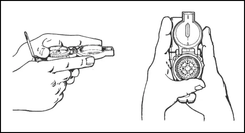 Compass center hold