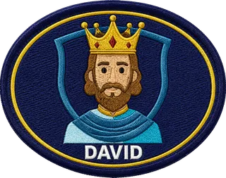 David: A Heart for God patch