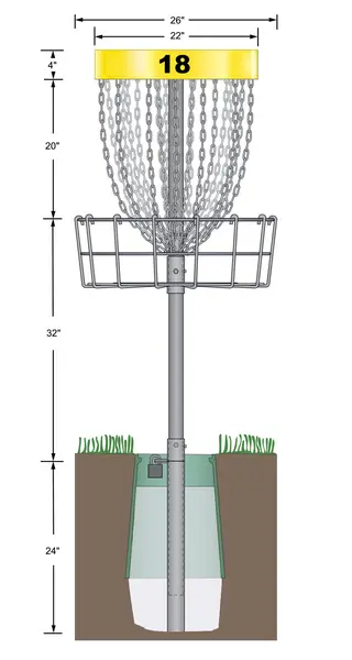 Disc Golf Basket