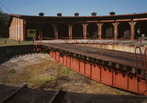 A Roundhouse with Turntable