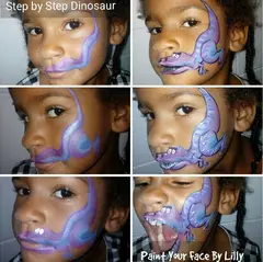 Face Paint - Dinosaur