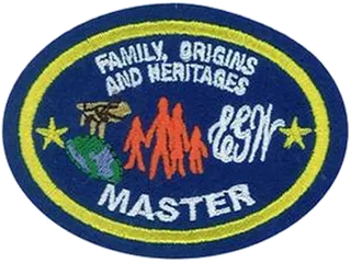 Family, Origins, and Heritage Master Award patch