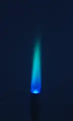 Copper Sulfate (through Cobalt glass)