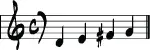 Four notes