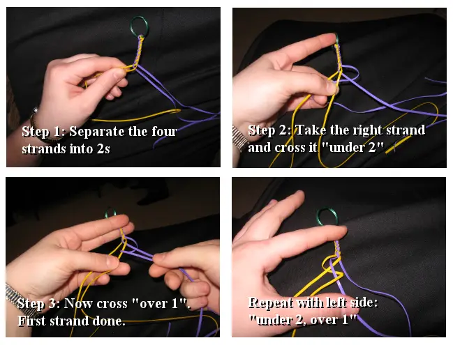 Four strand braid
