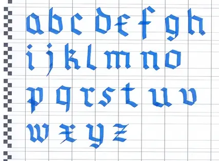 A Gothic Script