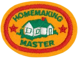 Homemaking Master Award patch