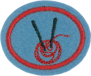 Knitting patch