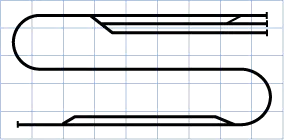 Model Railroad Point-to-Point Track