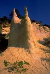 Ochre, a mineral used as a pigment