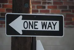 One Way Sign