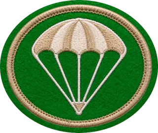 Parachuting patch