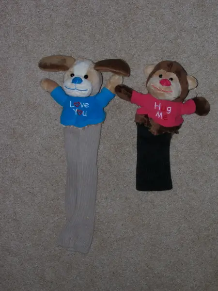 Plush toy sock puppet 0079
