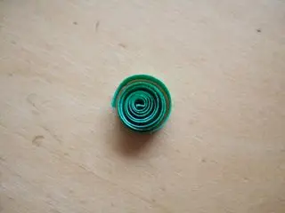 2. Now, set it on a table and let it poof out!!