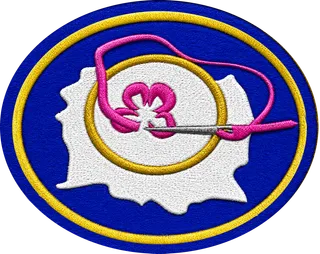 Ribbon Embroidery patch