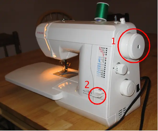 Sewing machine parts a