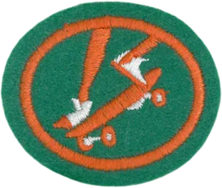 Skateboarding patch