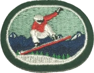 Snowboarding patch