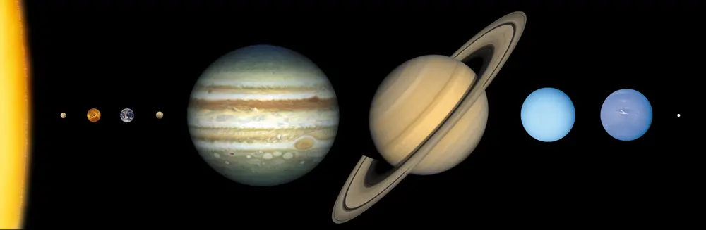 Solar system scale