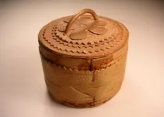 Birch bark baskets were made by Native Americans wherever birch trees were found.