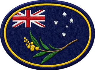 Symbols of Australia patch