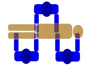 Three man carry diagram