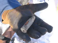 A homemade, traditional tap.