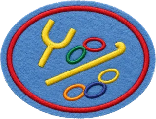 Rubber Band Weaving patch