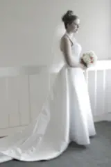 Traditional western wedding dress