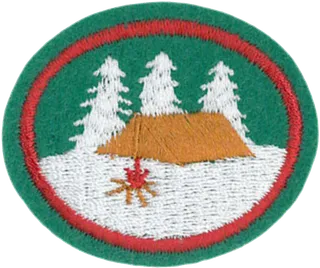 Winter Camping patch